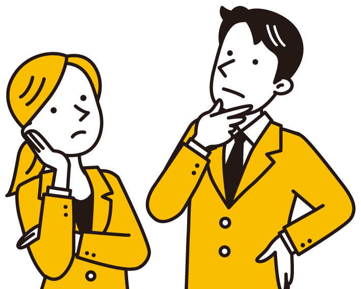 営業職の人のイラスト